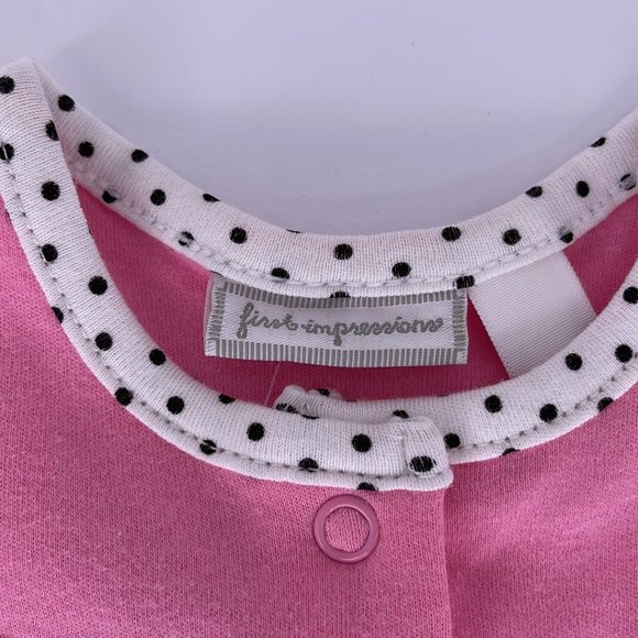 First Impression Pink Onesie Size: 3-6 Months - Picture 3 of 6